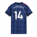 Arsenal Viktor Gyokeres #14 Borte Drakt Dame 2025-26 Kortermet